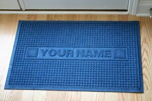 Personalized mats by Logo Mats. Great promotional items to say Thank You.
